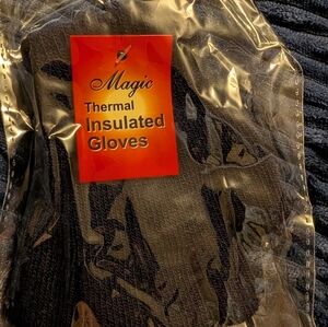 Kids Magic Black Thermal Gloves